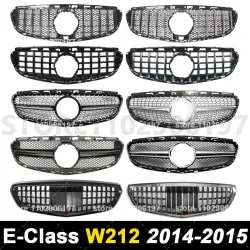 Für 2014-2015 W212 E Klasse Limousine Mercedes Benz E200 E250 E300 E350 E400 E500 E550 E63 AMG GT Stoßstange Mesh Racing Grille