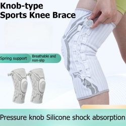 Professionelle Kniebandage, Meniskus-Gelenkstütze, verstellbar, Unisex für Männer und Frauen, Basketball, Laufen, Fußball, Badminton, Wandern, Sport