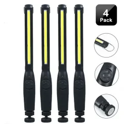 1-10 stücke COB LED Taschenlampe Magnetische Arbeit Licht USB Aufladbare Taschenlampe Tragbare Laterne Inspektion Licht Camping Auto Reparatur lampe