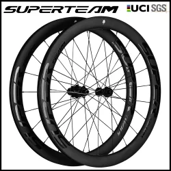 SUPERTEAM Scheibenbremse 700C Carbonräder Center Lock/6 Bolt Rennradräder UCI Qualität Rennradradsatz