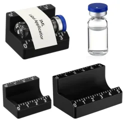 3ml/10ml Fläschchen-Etikettenapplikator, einfache Ausrichtung, zeitsparendes Aufkleber-Ausrichtungswerkzeug, effiziente Anwendung, wiederverwendbare Etikettierungswerkzeuge