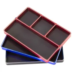 Metall Frosted Magnetische Schraube Werkzeug Lagerung Box Tablett Fit Für RC Auto Fernbedienung Flugzeug Fernbedienung Schiff