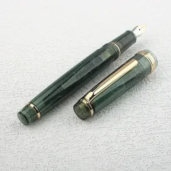 JINHAO 82-Füllfederhalter, EF F M Feder, transparent, fluoreszierend, blaue Tinte, Stift, Business-Briefpapier, Büro, Schulbedarf, Stifte