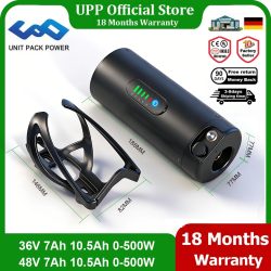Mini-Flaschenakku für E-Bikes, 36V 14Ah 7Ah 36V 48V 7Ah 10.5A 18650 Lithium-Akku für Bafang Tongsheng 500W 350W 250W Elektrofahrräder