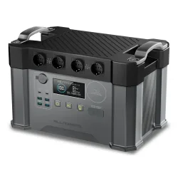 ALLPOWERS, ALLPOWERS S2000 PRO Solargenerator 2400W Batterieladegerät 110/230V Reine Sinuswelle AC-Steckdose & SE100 2×100W Tragbares Solarpanel