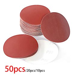 3/4/5/6/7 Zoll Schleifpapier-Set 100-125-150-180mm 40-60-80-120-2000 Körnung Metall Polieren Holzbearbeitung Schleifwerkzeuge