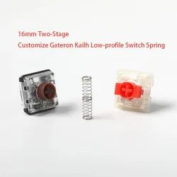 16 mm zweistufige Low-Profile-Schalterfeder für Gateron Kailh Low-Profile-Schalter 23 g 28 g 35 g 42 g 55 g 62 g 80 g