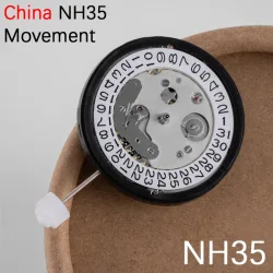 Das chinesische NH35-Uhrwerk kann das japanische NH35-Uhrwerk ersetzen. Datum bei 3 Uhr, Kalender, hohe Genauigkeit, automatisches mechanisches NH35A-Uhrwerk