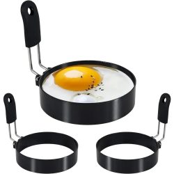 Anti-verbrühen Ei Gebraten Ring Professionelle Edelstahl Antihaft Runde Pfannkuchen Form Kochen Ei Form Frühstück Sandwich Werkzeuge