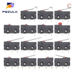 5PCS Mini Micro Endschalter NO NC 3P Terminals SPDT 5A 125V 250V Roller Arc hebel Snap action Push Micro schalter