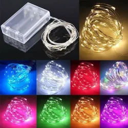 OKAL RED EAST, 1M 2M 3M 5M 10M 20M 30M Kupferdraht LED Lichterketten Urlaub beleuchtung Fee Girlande Für Weihnachten Baum Hochzeit Party Dekoration