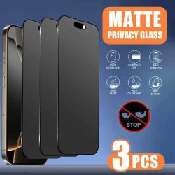 Matte Blickschutzfolie für iPhone 17 Pro Max Air 16 14 15 13 11 12 18 Pro Max 7 8 Plus XR XS X SE 2 3 Weiche Keramikfolie