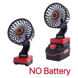 Werkzeugventilator für Parkside X20V Lithium-Ionen-Akku-Adapter, tragbarer, kabelloser Ventilator für Werkstatt, Camping und Reisen (ohne Akku)