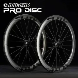 ELITEWHEELS Rennrad-Scheibenbremsen-Carbonlaufradsatz mit geringem Luftwiderstand, 38 50 55 60 82mm, 700c Gravel-Fahrradlaufräder, Clincher Tubeless