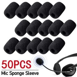 5-200PCs Mikrofon Windschutzscheibe Schwamm Abdeckung Headset Mikrofon Schaum Abdeckung Schutzkappe für Schwanenhals Treffen Mikrofon