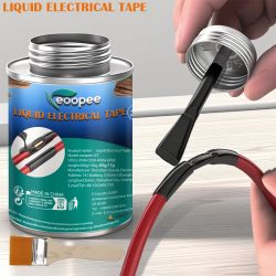 Flüssiges wasserdichtes Isolierband, Epoxidharz, schwarzer Kleber, schnell trocknendes Dichtmittel für Drähte und Kabel, Heimgebrauch, Fixline-Kleber