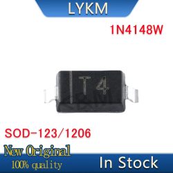 1000-123/Stück neues Original 1 n4148w 1 n4148 in4148 Siebdruck t4 sod-Patch-Switch-Diode auf Lager