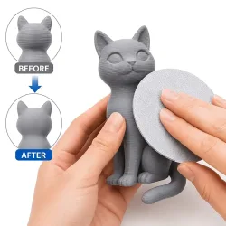 3D-Druck-Harz-Polierscheibe, PLA-Schichtentfernungs-Werkzeug, 2000er Körnung, für Feine Detailarbeiten an Modellen, Reinigung von Fugenlinien bei Modellfiguren