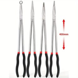 1 STÜCK 16 Zoll Mehrzweck-Spitzzange Gerade Spitzzange 25/45 Grad gebogen