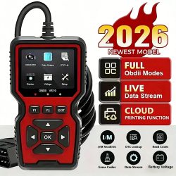 Professioneller V519 OBD2-Scanner Diagnosegerät Echtzeit-Codeleser Check-Engine-Licht Scan-Tool für Alle OBDII-Fahrzeuge Ab 2003