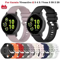 18mm 20mm 22mm Silikonarmband für Garmin Vivoactive 6 5 4 4s Band Watch Venu 4 3 2 2s SQ Forerunner 265 165 Armband