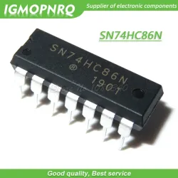 10 Stück 74HC86N SN74HC86N 74HC86 SN74HC86 DIP-14 Logikgatter QUAD 2-INPUT EXCLUSIVE-OR GATE neu original