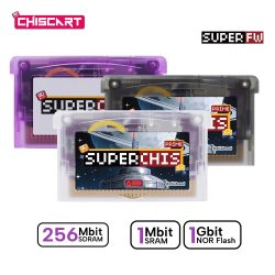 Chiscart SuperChis Prime Game Reader Cart für Nintendo GBA/NDS/GBA SP/GB Player SDRAM Angetrieben durch SuperFW NOR Flash