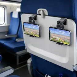 360 °   Drehbarer Flugzeug-Handyhalter, Tragbarer Reiseständer für Auto und Schreibtisch, Freihändige Ansicht, Geschenkidee