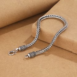 Armband aus 925er-Sterlingsilber, Vintage-Stil, für Männer und Frauen, luxuriöser Hochzeitsschmuck, Verlobung, Mode, Party-Geschenke