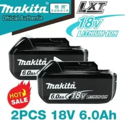 Makita, 100% Original Makita 6Ah/5Ah/3Ah für Makita 18V Akku BL1840 BL1830B BL1850B BL1850 BL1860 BL1815 Ersatz-Lithium-Akku