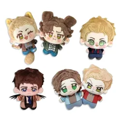 Bandai, SPN Dean Sam Winchester Plüschpuppen Spielzeug für Kinder Supernatural Castiel Kawaii Gefüllte Baumwoll-Anhängerpuppen Taschen-Deko Fan-Geschenke