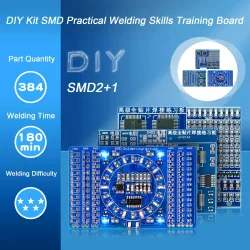 SMD Advanced Full Patch Welding Practice Board Elektronische Komponenten SMT Skills Training PCB Welding Practice Kit