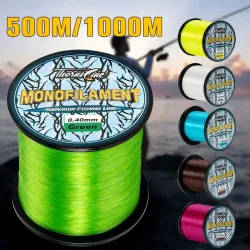 500M1000M Nylon Angelschnur 3-39LB Super Starke Japanische Monofilament Fluorkohlenstoff Beschichtung Karpfen Meer Angeln Zubehör