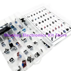 45-in-1-Sensormodule und 16-Arten-Starterkit für Arduino Raspberry Pi, besser als 37-in-1 mit Box DIY UNO R3 MEGA2560