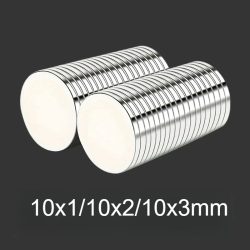 10 x 1/10 x 2/10 x 3 mm ? 20/50/100 Stück runde Kühlschrankmagnete, weit verbreitet in Büros, DIY-Whiteboard, Aufbewahrung von Küchenwerkzeugen, Nagelkunst