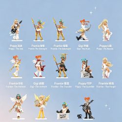POP MART Peach Riot Power Chords Serie Blind Box Original Spielzeug Überraschungstüte Mystery Box Puppe Niedliche Anime-Figur Ornament Geschenk