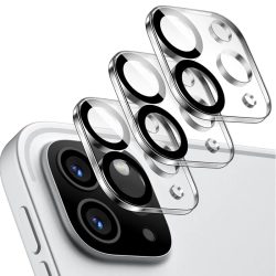 3PCS Tablet Kamera Objektiv Displayschutzfolie für IPad Pro 11 12,9 Zoll 2024 2022 I Pad Air 6 10,9 Neue HD Klar Gehärtetes Glas Flim