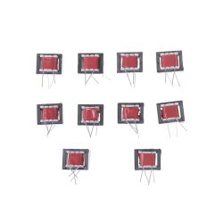 10 Stück Audio-Transformatoren aus roter Nickellegierung, 600:600 Ohm, Europa 1:1 EI14, hocheffiziente Isolationstransformatoren