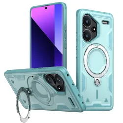 Für Redmi Note 13 Pro+ Hülle Redmi Note 13 Pro Plus Cover Neue Armor Magnetische Hülle Drahtloser Ladeständer Stoßfeste Abdeckung