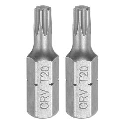 2/5/10 Stück Torx-Schraubendreher-Bits mit 1/4-Zoll-Sechskantschaft, T8/T9/T10/T15/T20/T25/T27/T30/T35/T40, 1 Zoll Länge, 6-Punkt-Sicherheitsbohrer