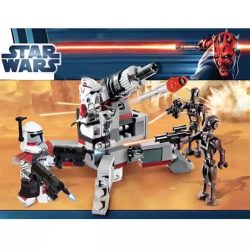 Star Wars Elite Clone Troop und Angriffsroboter 9488 in limitierter Auflage mit zusammengebautem Schaufensterpuppenmodell