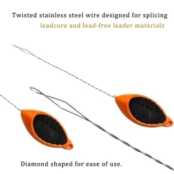 Easy Spllce Needle Tool für Karpfen Leadcore Leader Karpfen Grobe Methode Karpfen Köder Feeder Angelgerät Karpfenangeln Zubehör