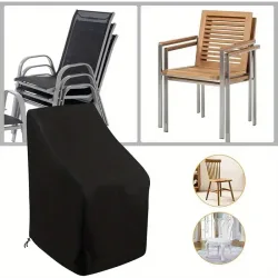 1pc Premium wasserdicht stapeln Outdoor Stuhl bezug-strap azier fähiger 210d Stoff Lounge Chair Protector mit Wetterschutz