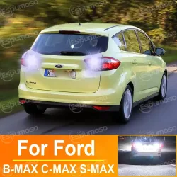 Auto LED Rückfahrlicht Für Ford B-MAX C-MAX S-MAX CMAX BMAX SMAX P21W Ba15s 1156 Canbus Backup Back Up Lampe Lampen