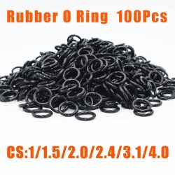 100/20 Stück O-Ring CS 1/1,5/2/2,4/3,1/4 Gummi-O-Ring-Dichtungsscheibe NBR O-Ring Sanitärdichtung Ölbeständiger Hochtemperaturring