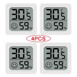 4 stücke Digital Thermometer Hygrometer Indoor Mini Temperatur LCD Elektronische Monitor Hygrometer Outdoor Zimmer Baby