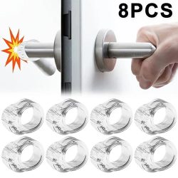 Stoppen Sie den Bodentürstopper, Puffer, ohne Bohren, Türstopper, Heimwerker, Möbel, Wand, Sicherheitsbeschläge, transparentes Zubehör, Silikon
