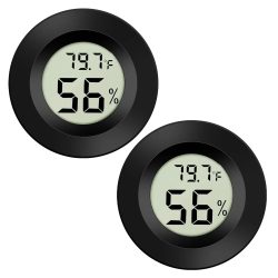 1 Stück Mini-LCD-Digitalthermometer und Hygrometer -50 ° C bis +70 ° C Temperatur- und Luftfeuchtigkeitsmessgerät zum Testen von Kühlschrank und Gefrierschränken