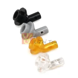 20 Stück MOC Ziegel Baustein Bar 1L mit abgewinkelter Hohlbolzen 65578 Kompatible Figur Fußstütze Zubehör Konstruktionsspielzeug