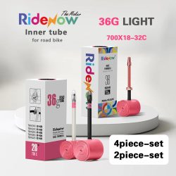 RideNow 700x18-32c Rennrad Ultraleicht 36g TPU Schlauch Kunststoff/Legierung Ventilschaft 2/4 Stück Set